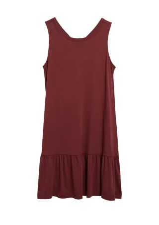 s.Oliver Red Label - Kleid mit Volantsaum rot - Gr. - 44
