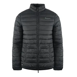 Aquascutum Herren Logo Steppjacke (Schwarz)