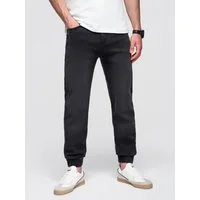 OMBRE Jeansjeggings Herren-Jeanshose mit klassischem Bund