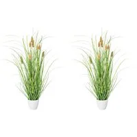 Kunstgras Grasbusch Lagurus Gras, Creativ green, Höhe 50 cm