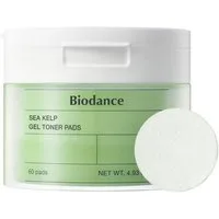 Biodance Toner Sea Kelp Gel Toner Pads 140g – 60 Pads für empfindliche Haut, beruhigende K-Beauty Gesichtspflege mit fermentiertem Seetang-Extrakt, & Tiefseewasser, hydratisierend, talgregulierend & sanft klärend