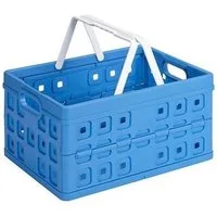 Sunware Klappbox Sunware Klappbox Square 32L blau/weiß 49 x 36 x 25