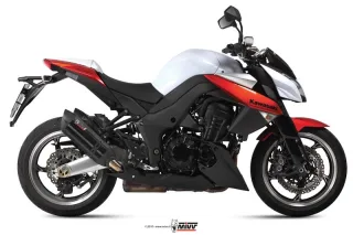Sport Auspuff MIVV Suono Steel Black Kawasaki Z 1000 Bj. 2010-2013 Typ: ZRT00D mit ABE