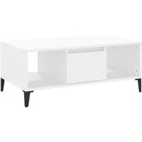 vidaXL Couchtisch Couchtisch Weiß 90x50x36,5 cm Holzwerkstoff (1-St)