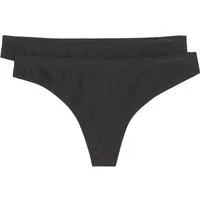 Marc O'Polo Stringtanga Second Skin (2er Pack) mit Logo-Schriftzug im Gummibund