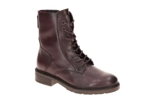 Gabor 8010.02.003 Damen Stiefeletten in Rot - Bordo Effect, Lace Up Boots