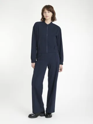 Jane Lushka - Sharon jacket brush tech jersey blue - Gr. - L