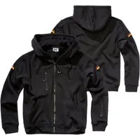 BWuM Outdoorjacke BWuM Tactical Kapuzenjacke mit Flaggen & Klett