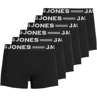 Jack & Jones Retro Boxer 6er Pack Sense (Spar-Set) Retro Short / Pant - Baumwolle - ohne Eingriff - Atmungsaktiv