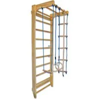 Bituxx Sprossenwand Kletterwand Basic, (MS-19268)