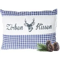 Dr. Berger Zirbenkissen Zirbenkissen Vichy Blau 26 x 19 cm