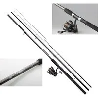 DAM Fishing Feederrute DAM SET FULL TECH FEEDER COMBO - in 3 Größen wählbar - Karpfenset, Modernes Design mit verschiedenen Spitzen