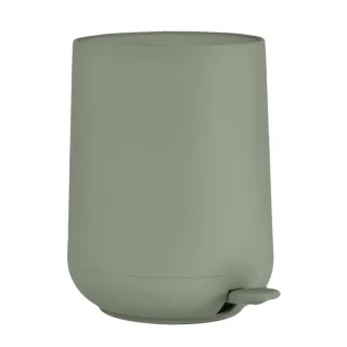 Bad-Pedaleimer Nova 5l 23x29cm | Zone Denmark Matt Soft-Touch olive green Kosmetikeimer Treteimer mit Soft-Motion Deckel für Badezimmer und WC.