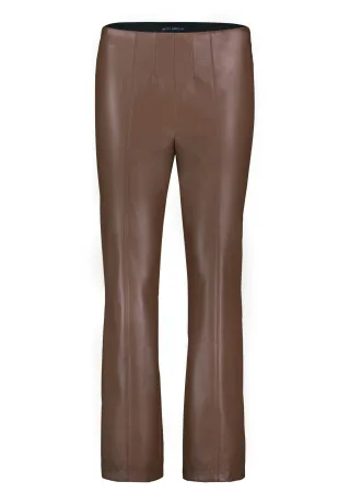 Betty Barclay - Kunstleder-Leggings Dark Coffee - Gr. - 34