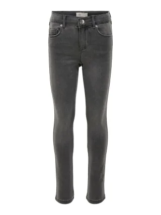KIDS ONLY - KONROYAL LIFE REG SKINNY BJ312 NOOS dark grey denim - Gr. - 158