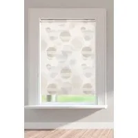 Doppelrollo Belem, OTTO home, Lichtschutz, ohne Bohren, freihängend, Klemmfix, halbtransparent, im Fixmaß, Kreise, bedruckt, Klemmträger