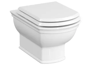 VitrA Valarte Tiefspüler-Wand-WC VitrA Flush 2.0 ohne Spülrand mit verdeckter,7805B403-0075 7805B403-0075