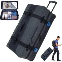ELEPHANT Trolley XXL Travel Reisetrolley 80 cm 120 Liter Reise, Tasche groß Softcase Gepäck Urlaub Trolly
