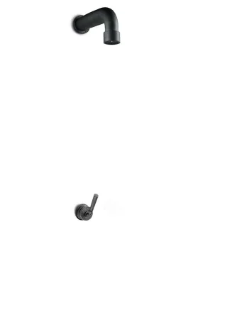 JEE-O soho 01 Wand-Duschkombination, hammercoated schwarz matt, 700-6412 700-6412