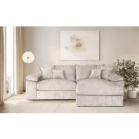 OTTO home Ecksofa Soft&Cosy XL L-Form, B: 246 cm - OTTO. Verlässliche Qualität., Mega-Sofa, Cord oder Chenille-Struktur, mit Federkern & 4 Zierkissen