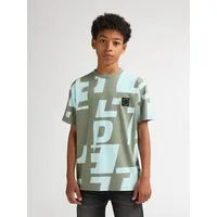 Petrol Industries T-Shirt Montaña mit Allover-Print
