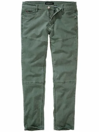 Mey & Edlich Herren Quadrizeps-Hose Grün 98 % Baumwolle, 2 % Elasthan