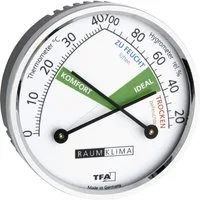 TFA Dostmann Hygrometer TFA Dostmann 45.2024 Thermo-/Hygrometer Silber 45.2024