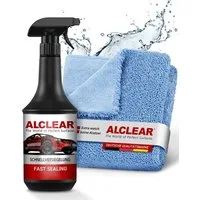 ALCLEAR 71100SV Schnellversiegelung & Mikrofaser Poliertuch - 1 Liter Auto-Reinigungsmittel