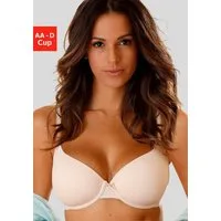 LASCANA Schalen-BH, T-Shirt-BH, Bügel-BH, Ela - perfect basic aus seidiger Microfaser, bequemer BH, große Größen