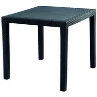 profiline Gartentisch Gartentisch King anthrazit 79 x 79 x 72 cm, Witterungsbeständig