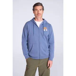 Mountain Warehouse - Hoodie mit durchgehendem Reißverschluss mit Kordelzug für Herren (Hellblau)