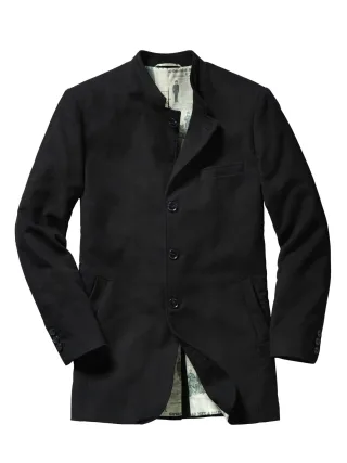 Mey & Edlich Herren Ernst-Mey-Gehrock 1896 Schwarz 98 % Baumwolle, 2 % Elasthan