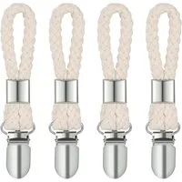 FELIXLEO Handtuchklemme Handtuch Clips, Geschirrtuchclip, Strapazierfähiger Clips 4 Stück