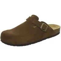 AFS-Schuhe 390079 Clogs Pantolette für Herren aus Leder mit Fußbett, Hausschuhe Made in Germany