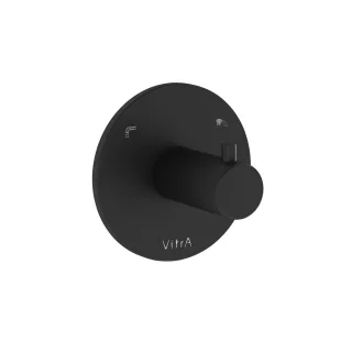 VitrA Origin 2-Wege-Umsteller Fertigmontageset Unterputzmontage Schwarz Matt WTC,A4285736WTC A4285736WTC