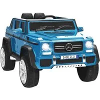 KOMFOTTEU Elektro-Kinderauto Mercedes-Benz, 2,5-5,5km/h, USB, MP3, LED-Licht, für Kinder 3-8 Jahre