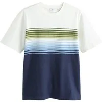Next T-Shirt T-Shirt mit Farbverlauf und Blockfarben (1-tlg)