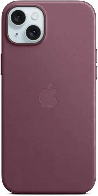 Apple Feingewebe Case mit MagSafe [für iPhone 15 Plus] mulberry
