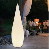 GLOBO LIGHTING LED Gartenleuchte, Leuchtmittel inklusive, Warmweiß, Stehleuchte Außen Gartenlampe Standleuchte LED Stehlampe mit Erdspitz