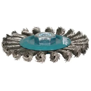 Makita Rundbürste 115mm gezopft INOX - D-77534