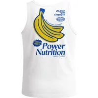 Neverless Tanktop Herren Tank-Top Backprint Power Nutrition, Lustiges Fitnessshirt mit mit Print