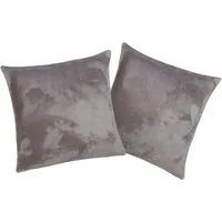 OTTO home Dekokissen Jil, aus super weichem Kuschelfleece, Kissenhüllen ohne Füllung, 2 Stück