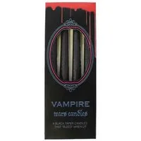 Something Different Rustic-Kerze Vampirkerzen "Blutige Tränen", ca. 25 cm, 4er-Set