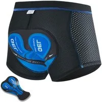 Blusmart Radlerhose Atmungsaktive Radlerhosen für Herren und Damen (Stoßfest, atmungsaktiv, Schnelltrocknend, elastisch) Radsportshorts Fahrradhosen mit 5D Gel Sitzpolster