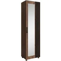 Beautysofa Garderobenschrank mit Tür und Spiegel LIVIA