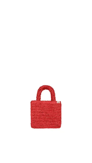 Barts - Papierhandtasche mit Schultergurt Rot - Gr. - OS
