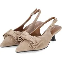 Copenhagen Studios Copenhagen Shoes CS8879-0002 BEIGE Damen Rauleder beige Slingpumps
