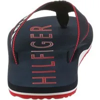Tommy Hilfiger SPORTY HILFIGER BEACH SANDAL Zehentrenner Sommerschuh, Strandschuh mit Kontrastbesätzen