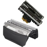 Trade-Shop Ersatzscherkopf passend für Braun 51B 51S 510 530 530b 530r 540 550 550r 550b 560 570, Kombipack bestehend aus Scherfolie + Klingenblock
