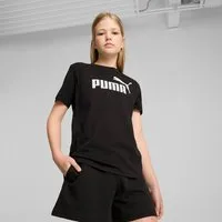 PUMA T-Shirt ESS NO 1 LOGO TEE G Regular Fit, Kurzarm, mit Kapuze, mit Logodruck